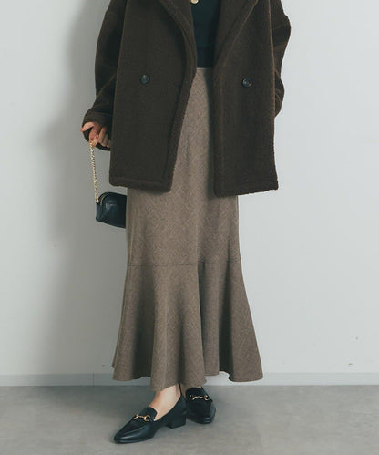 【有小個子尺碼・美麗剪裁】後開衩美人魚長裙