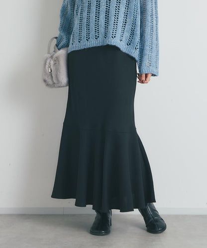 【有小個子尺碼・美麗剪裁】後開衩美人魚長裙