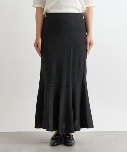 【有小個子尺碼・美麗剪裁】後開衩美人魚長裙