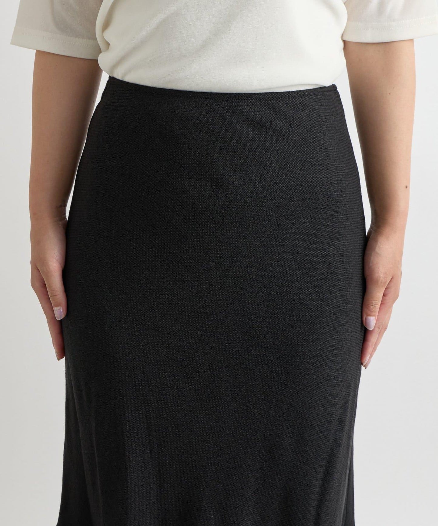 【有小個子尺碼・美麗剪裁】後開衩美人魚長裙