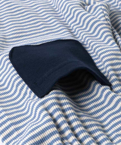 圓形標誌條紋羅紋家居服