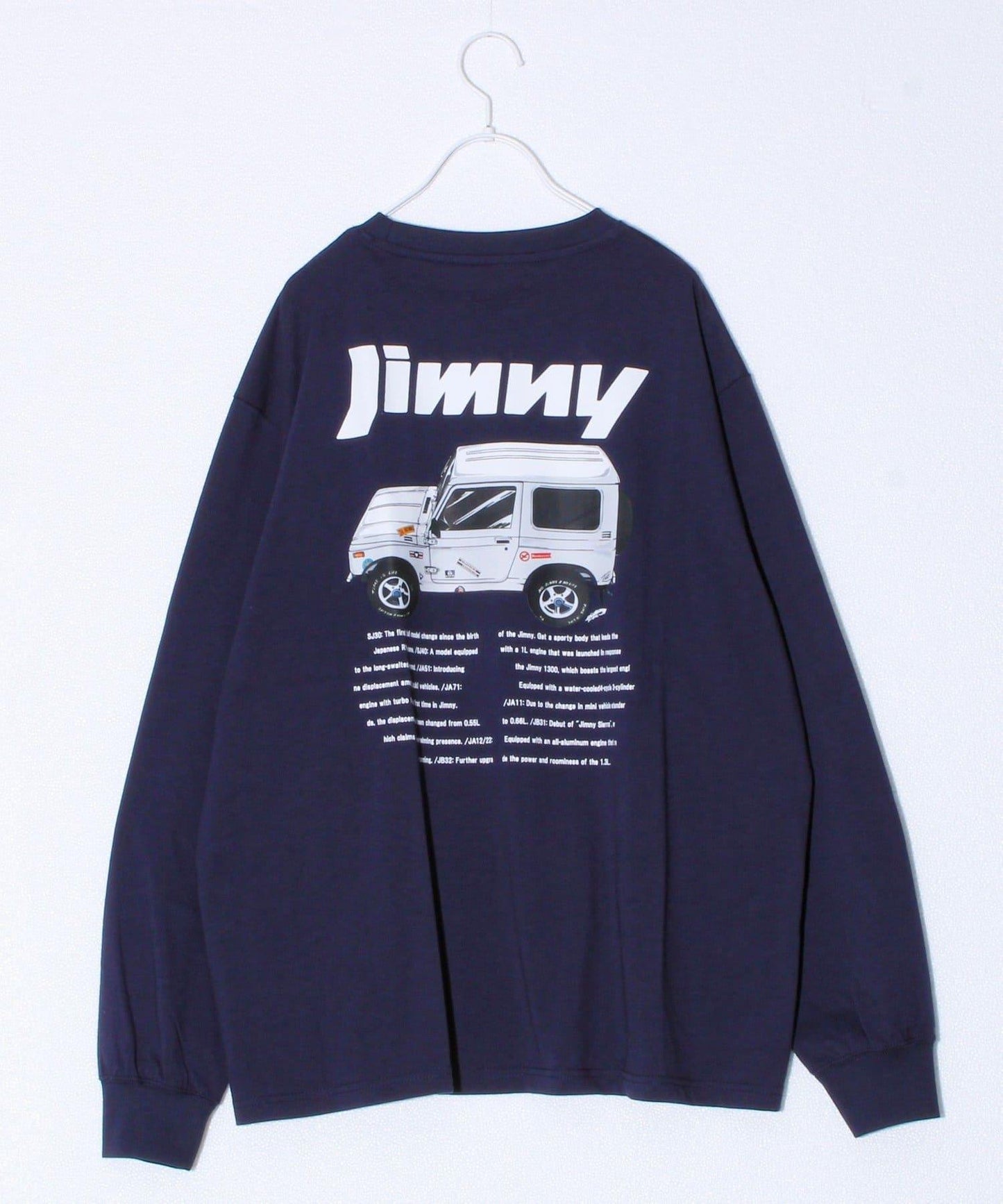 【合作款】吉姆尼×GLOSTER 長袖印花T恤