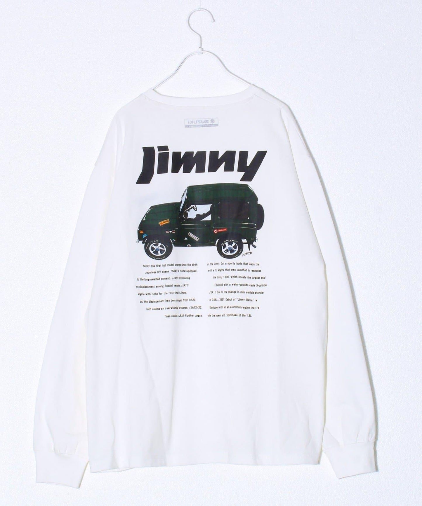 【合作款】吉姆尼×GLOSTER 長袖印花T恤