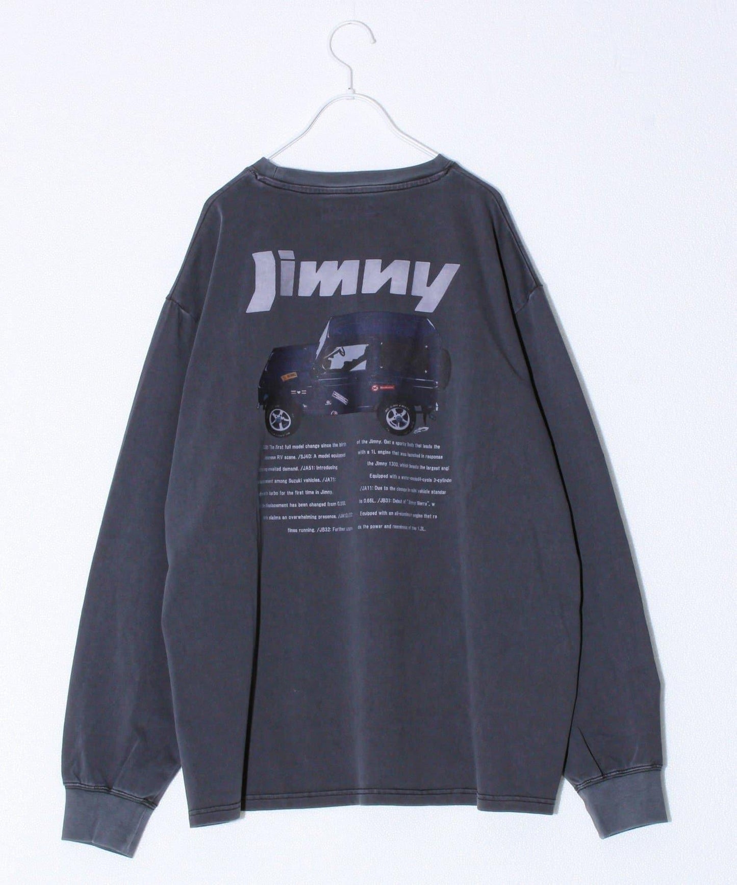 【合作款】吉姆尼×GLOSTER 長袖印花T恤