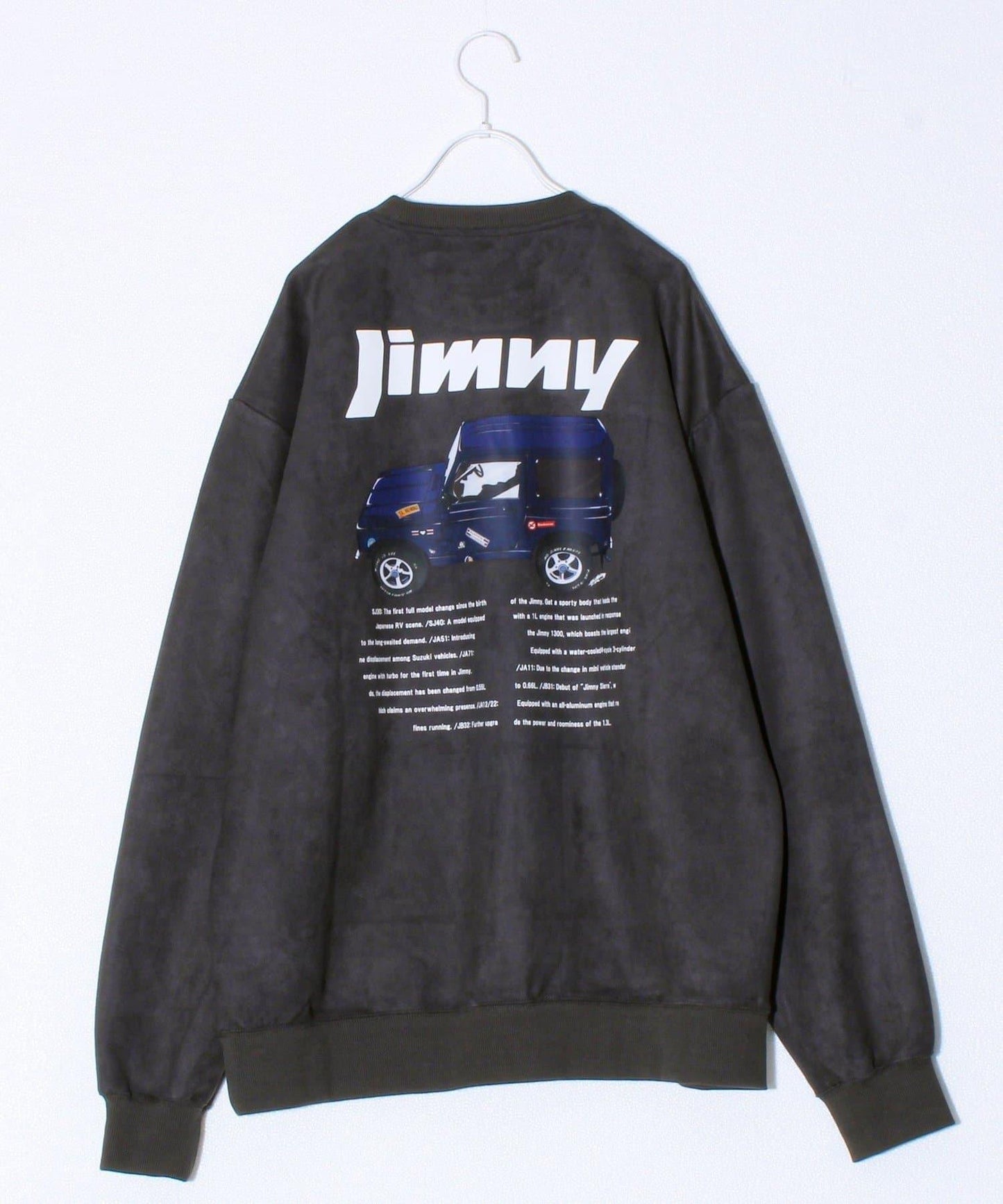 【合作款】吉姆尼×GLOSTER 仿麂皮套頭衫