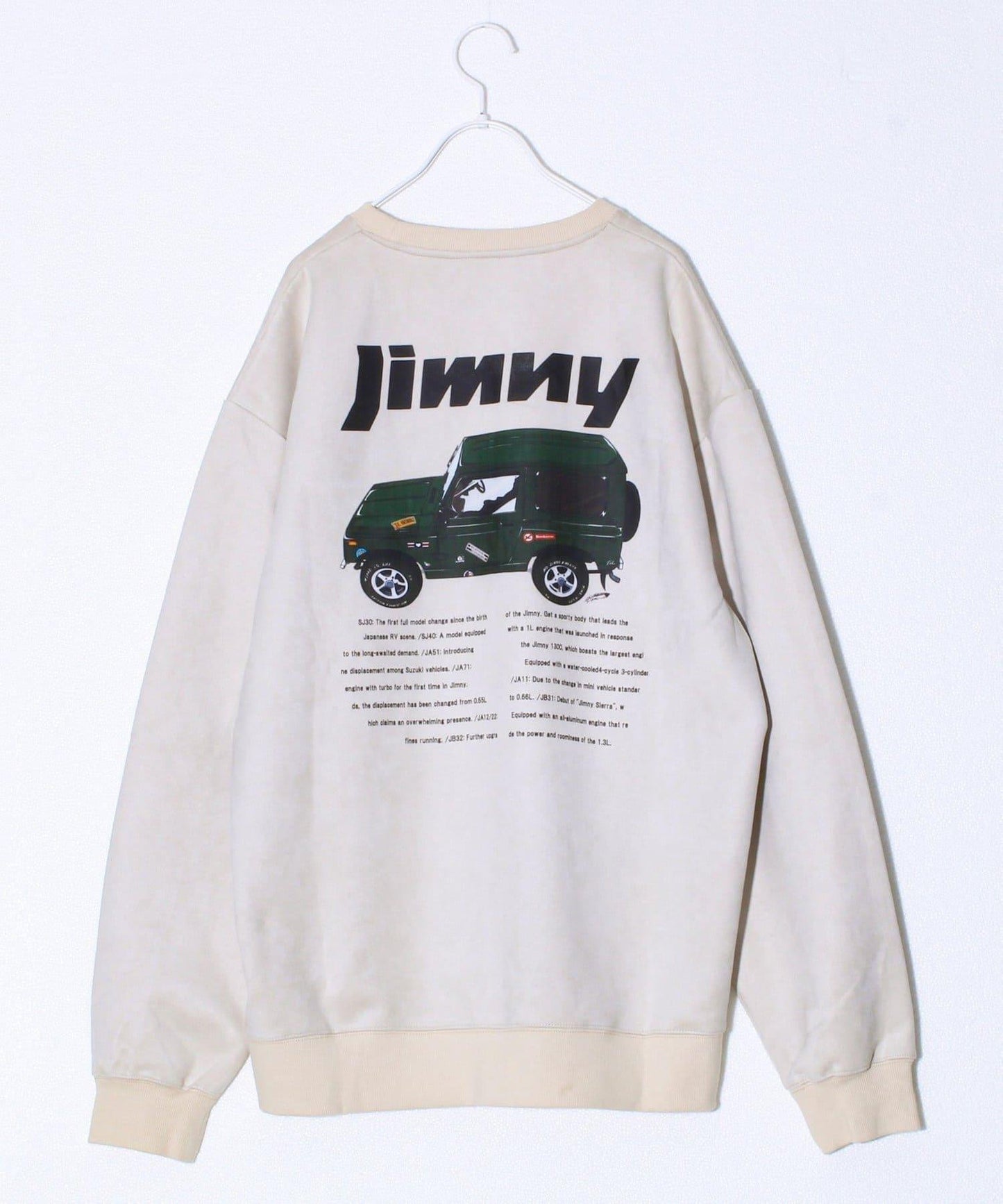 【合作款】吉姆尼×GLOSTER 仿麂皮套頭衫