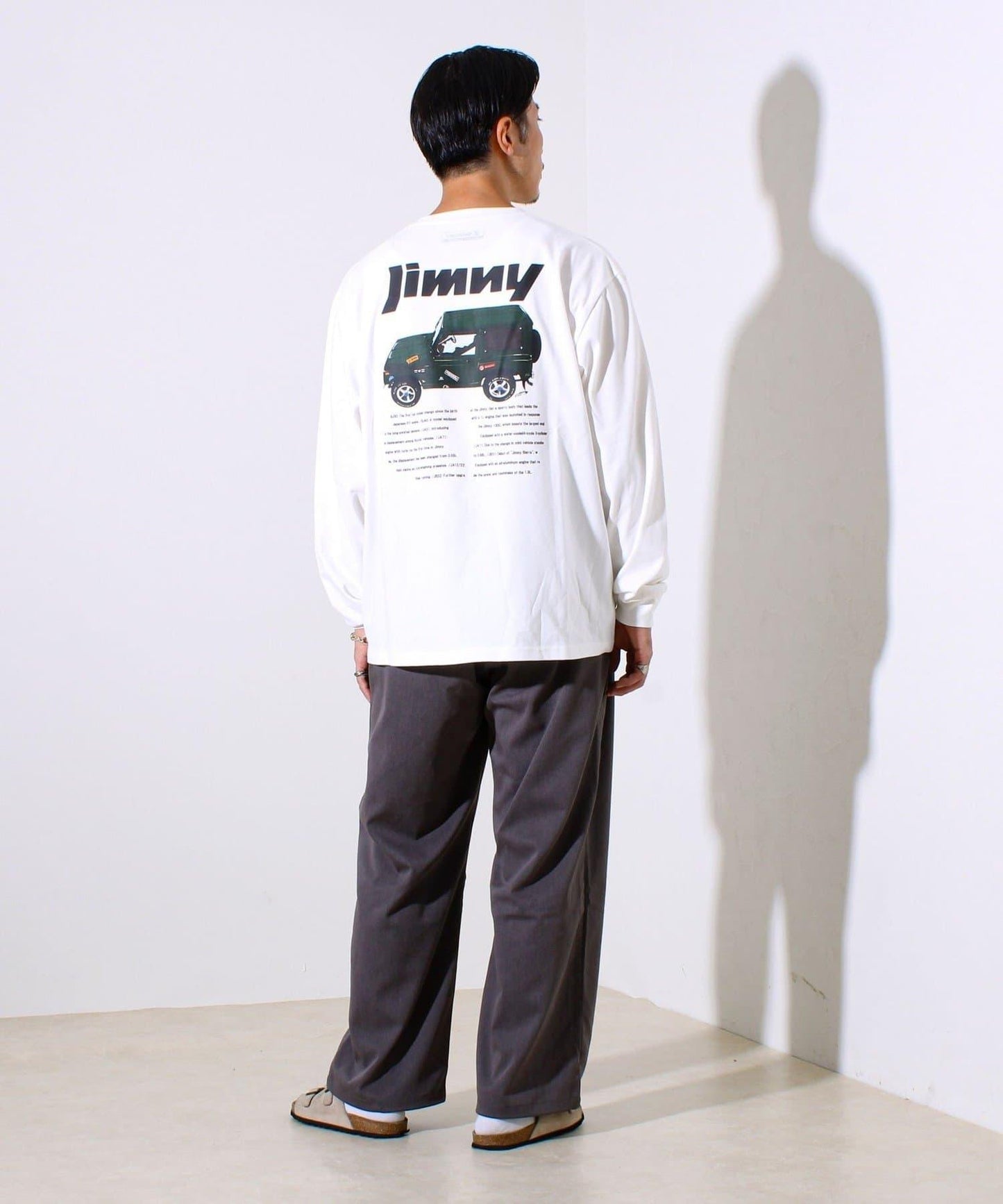 【合作款】吉姆尼×GLOSTER 長袖印花T恤