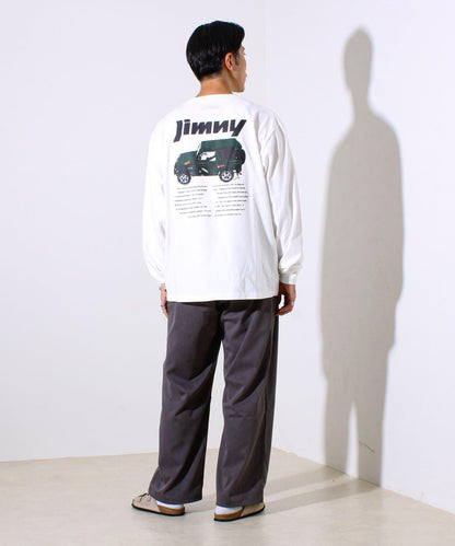【合作款】吉姆尼×GLOSTER 長袖印花T恤