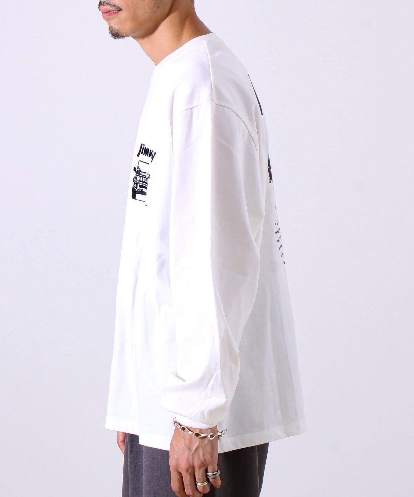 【合作款】吉姆尼×GLOSTER 長袖印花T恤