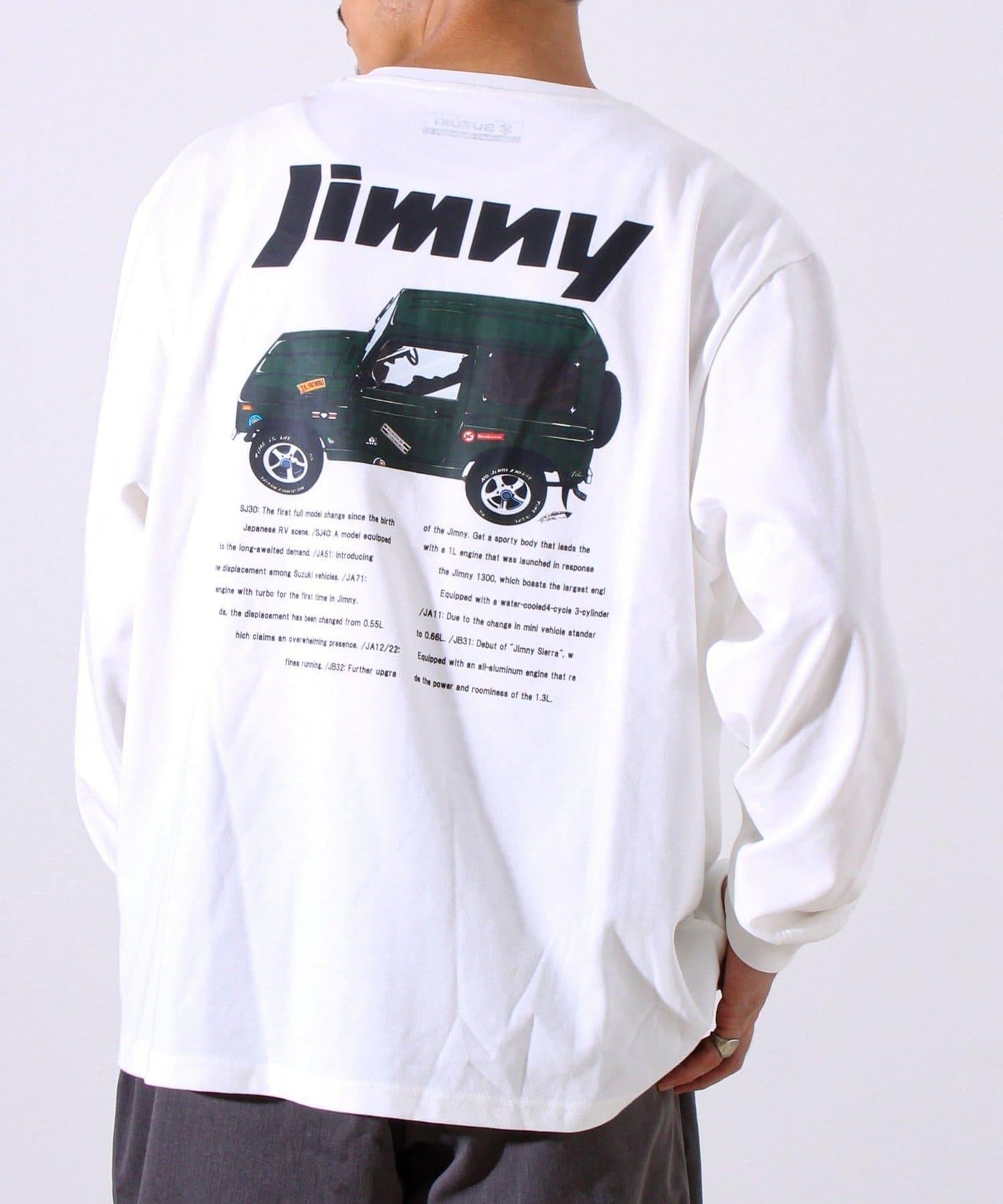 【合作款】吉姆尼×GLOSTER 長袖印花T恤