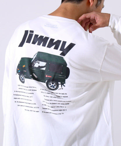 【合作款】吉姆尼×GLOSTER 長袖印花T恤