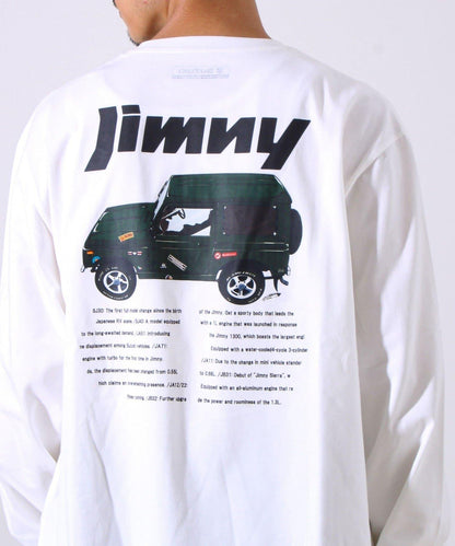 【合作款】吉姆尼×GLOSTER 長袖印花T恤
