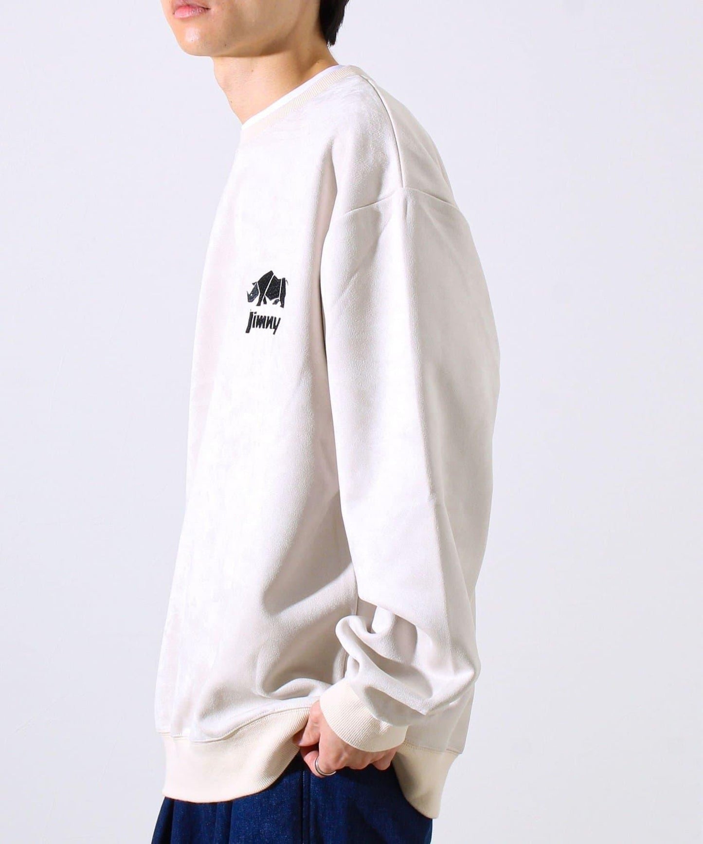 【合作款】吉姆尼×GLOSTER 仿麂皮套頭衫