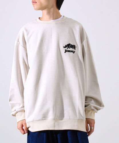 【合作款】吉姆尼×GLOSTER 仿麂皮套頭衫