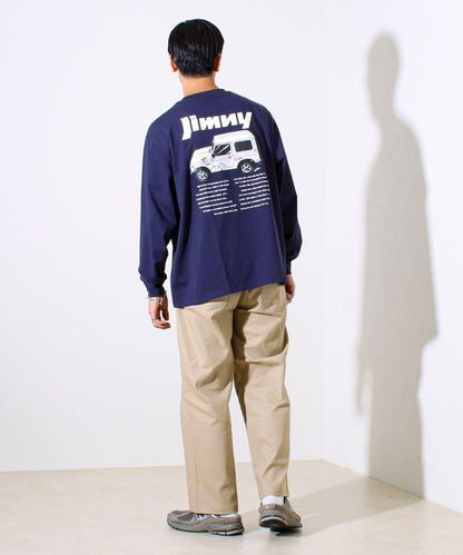 【合作款】吉姆尼×GLOSTER 長袖印花T恤