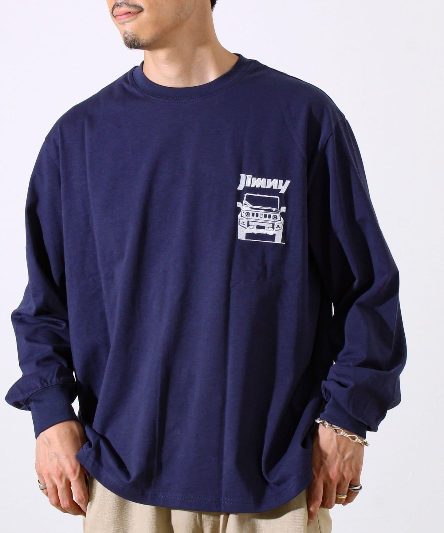 【合作款】吉姆尼×GLOSTER 長袖印花T恤