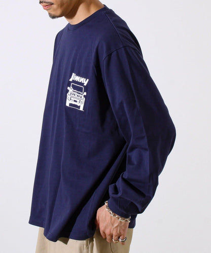 【合作款】吉姆尼×GLOSTER 長袖印花T恤