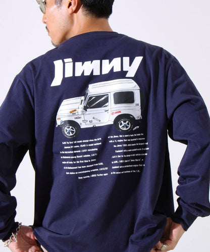 【合作款】吉姆尼×GLOSTER 長袖印花T恤