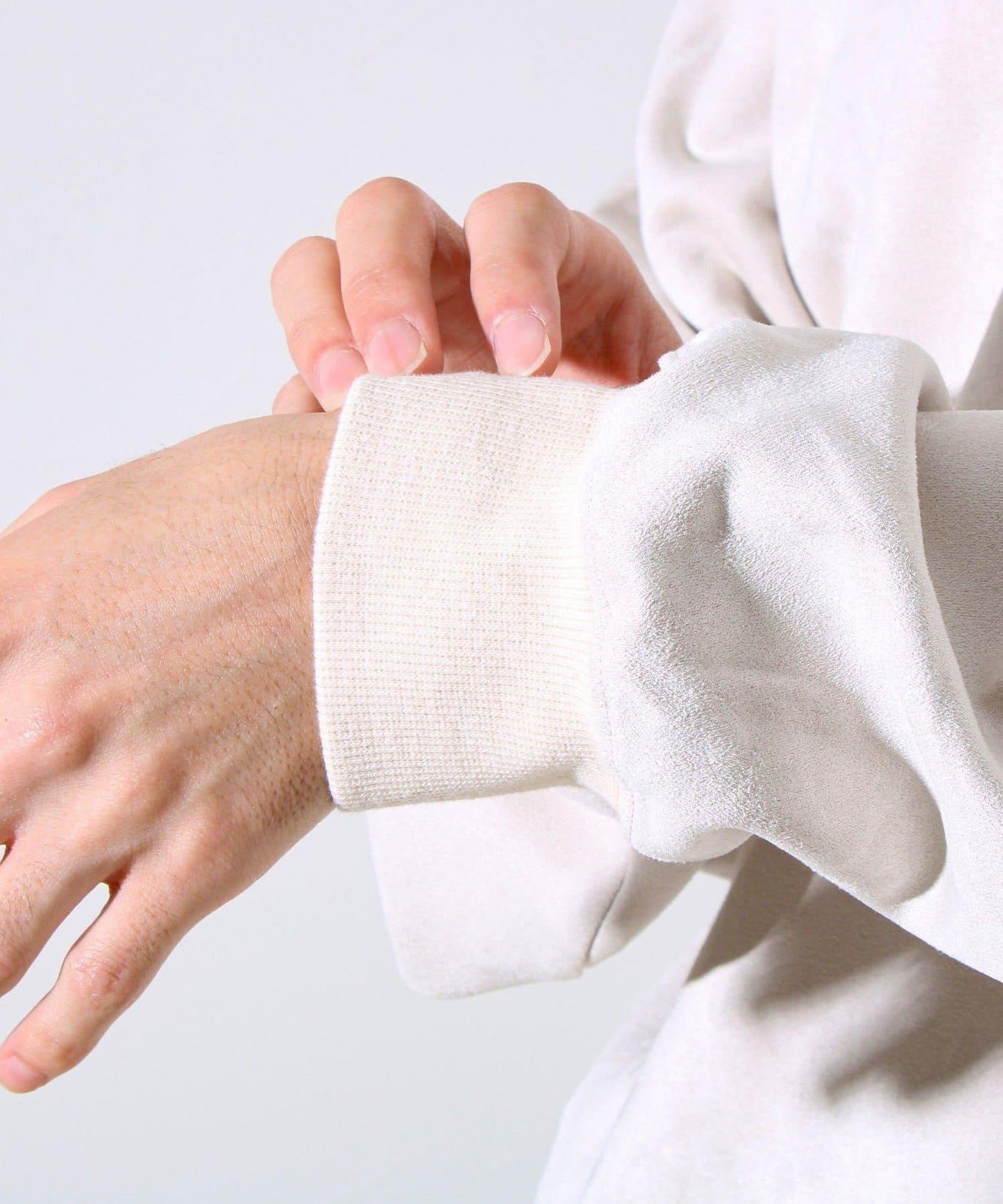 【合作款】吉姆尼×GLOSTER 仿麂皮套頭衫