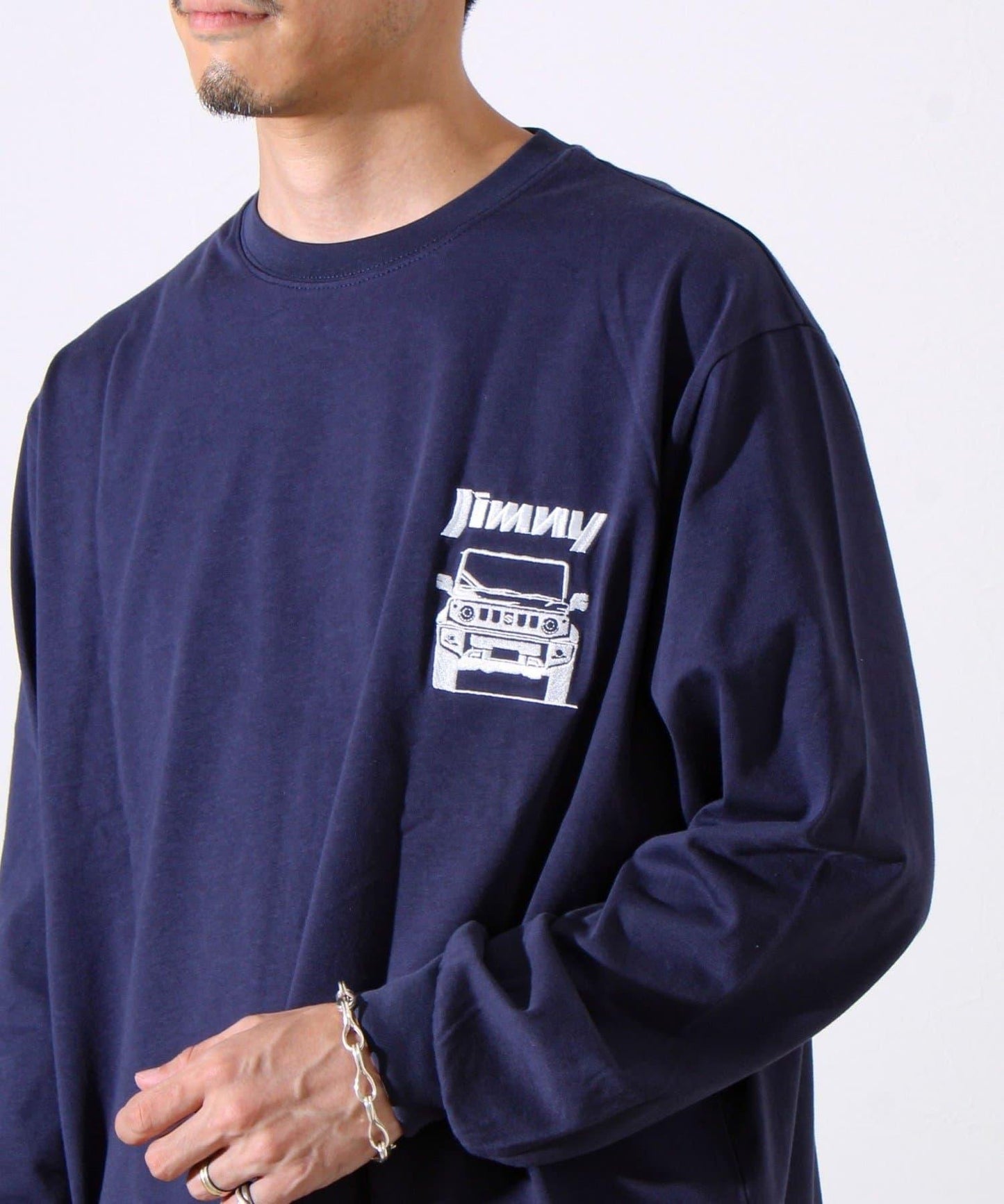 【合作款】吉姆尼×GLOSTER 長袖印花T恤