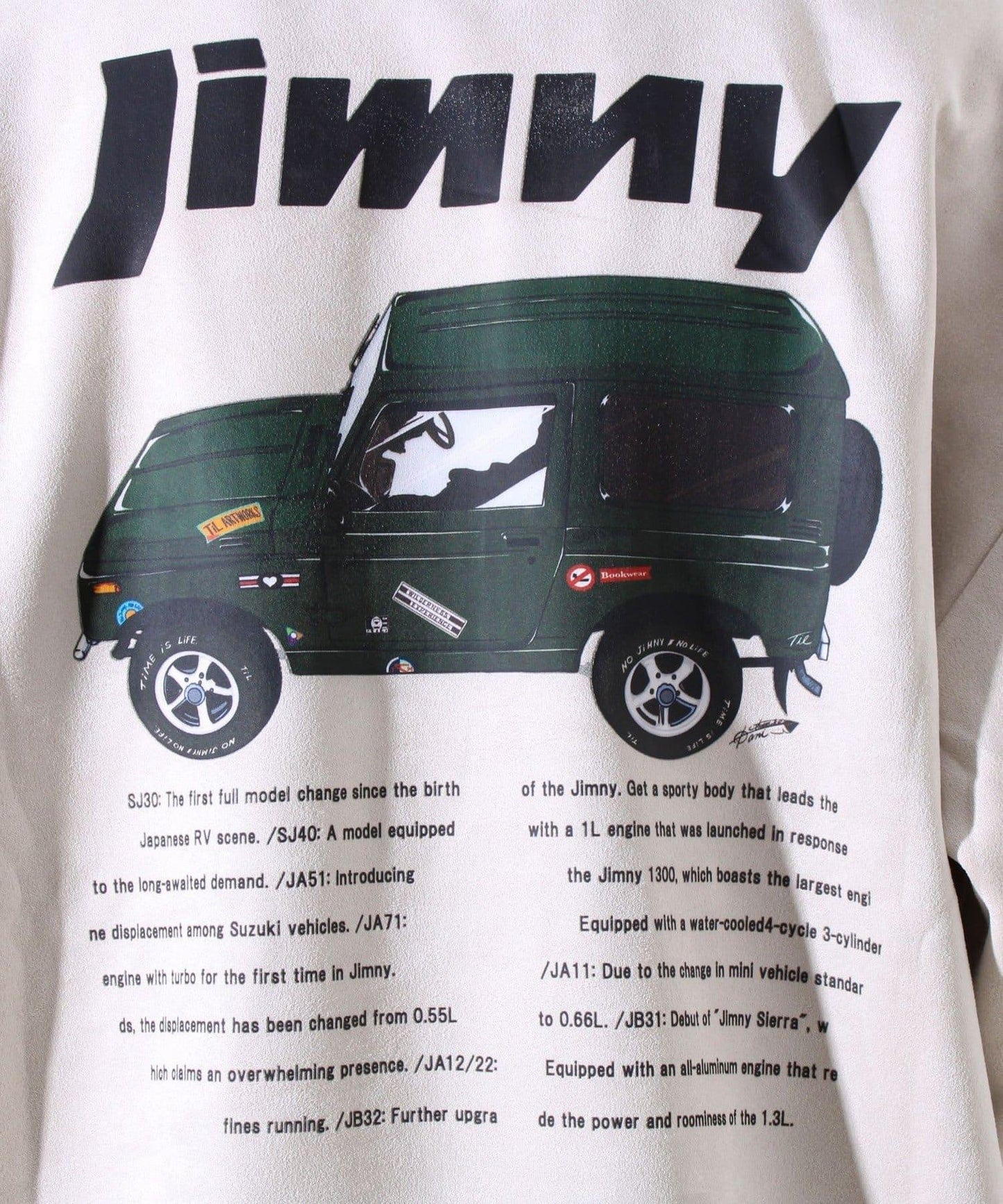 【合作款】吉姆尼×GLOSTER 仿麂皮套頭衫