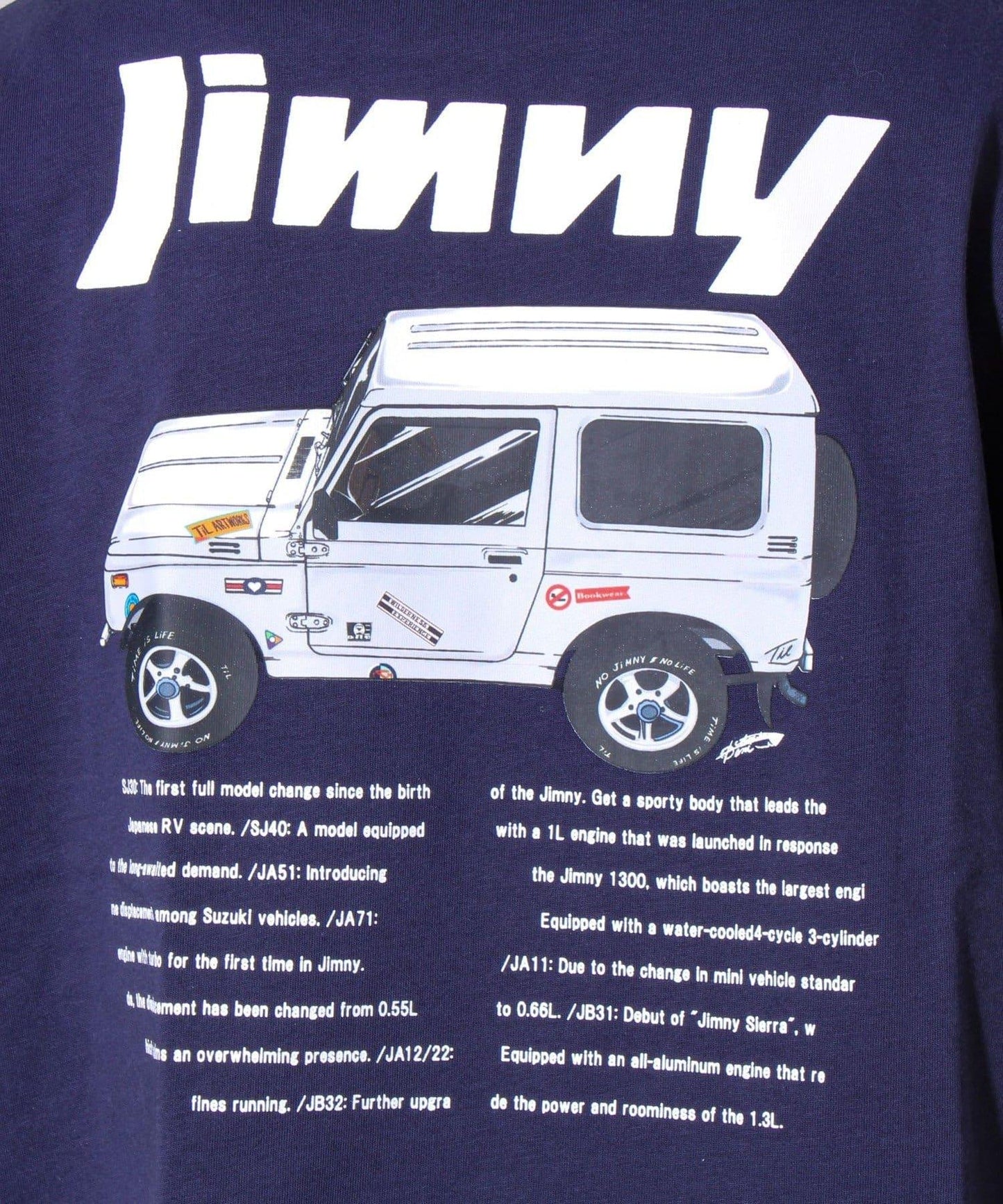 【合作款】吉姆尼×GLOSTER 長袖印花T恤