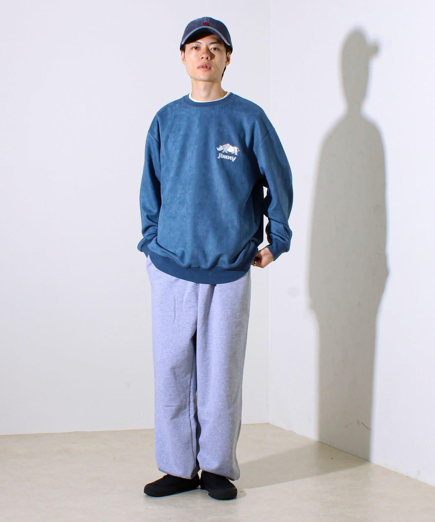 【合作款】吉姆尼×GLOSTER 仿麂皮套頭衫