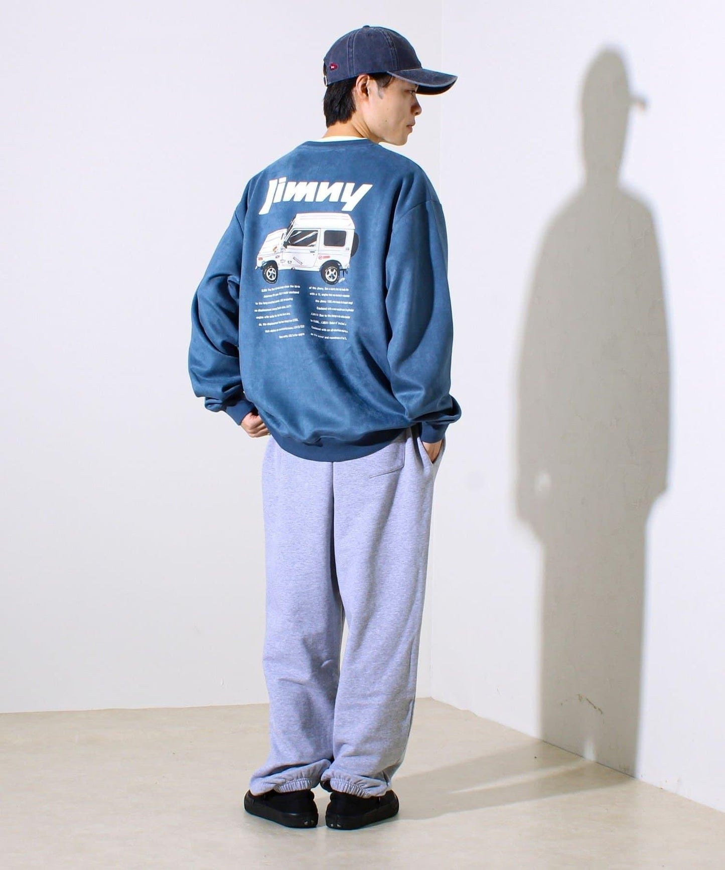 【合作款】吉姆尼×GLOSTER 仿麂皮套頭衫