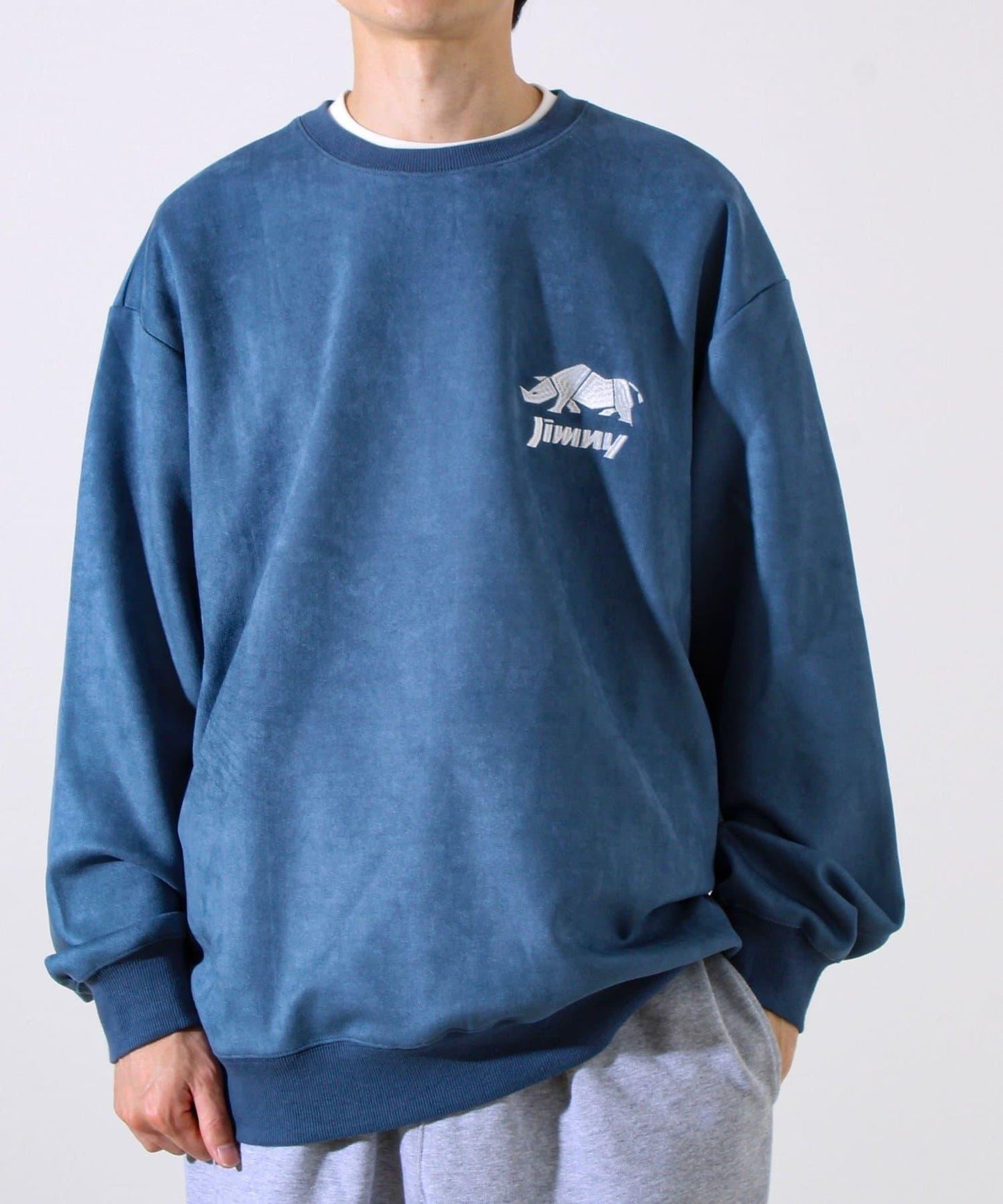 【合作款】吉姆尼×GLOSTER 仿麂皮套頭衫