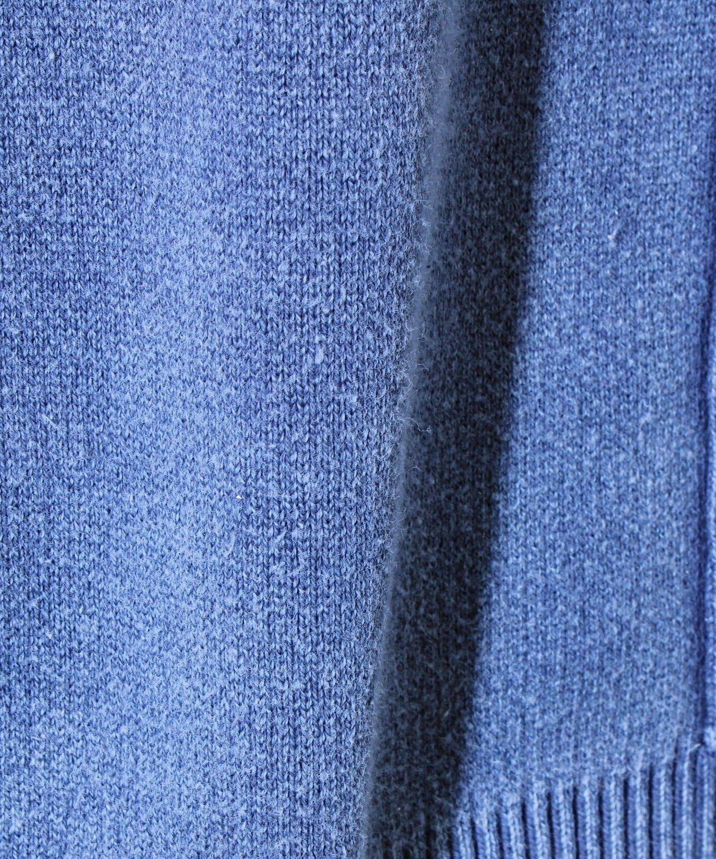 【縫製工藝展現主角細節】正面拼接圓領針織衫 酸洗工藝