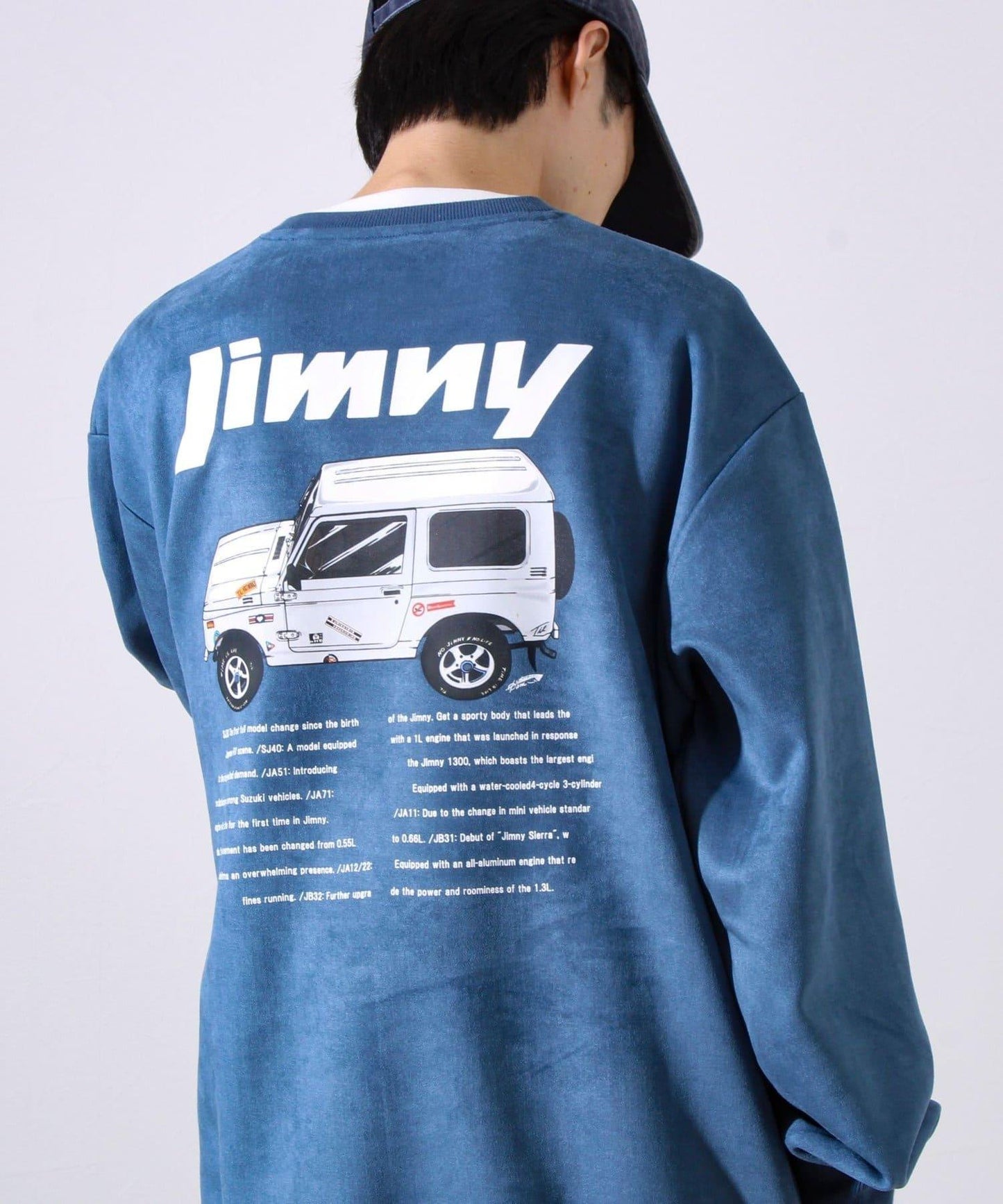 【合作款】吉姆尼×GLOSTER 仿麂皮套頭衫