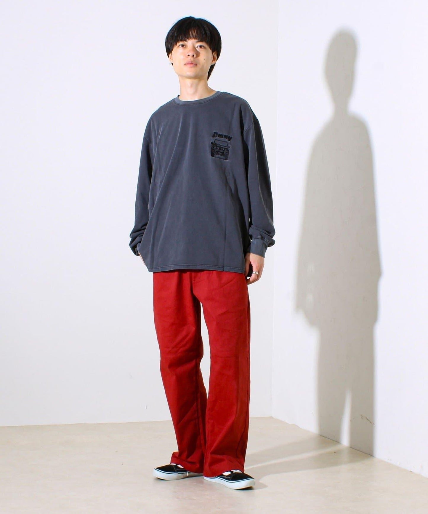 【合作款】吉姆尼×GLOSTER 長袖印花T恤