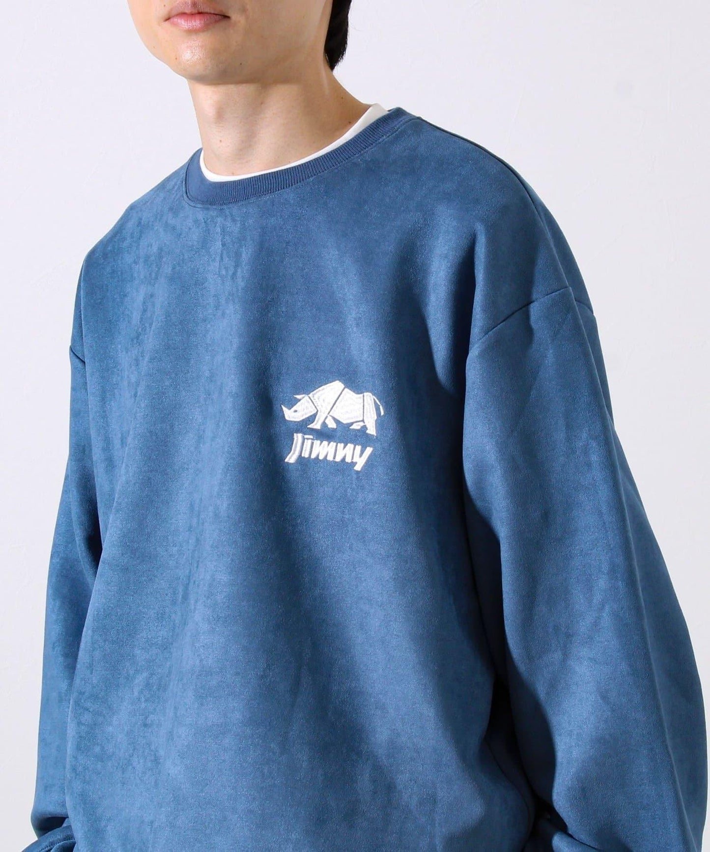 【合作款】吉姆尼×GLOSTER 仿麂皮套頭衫