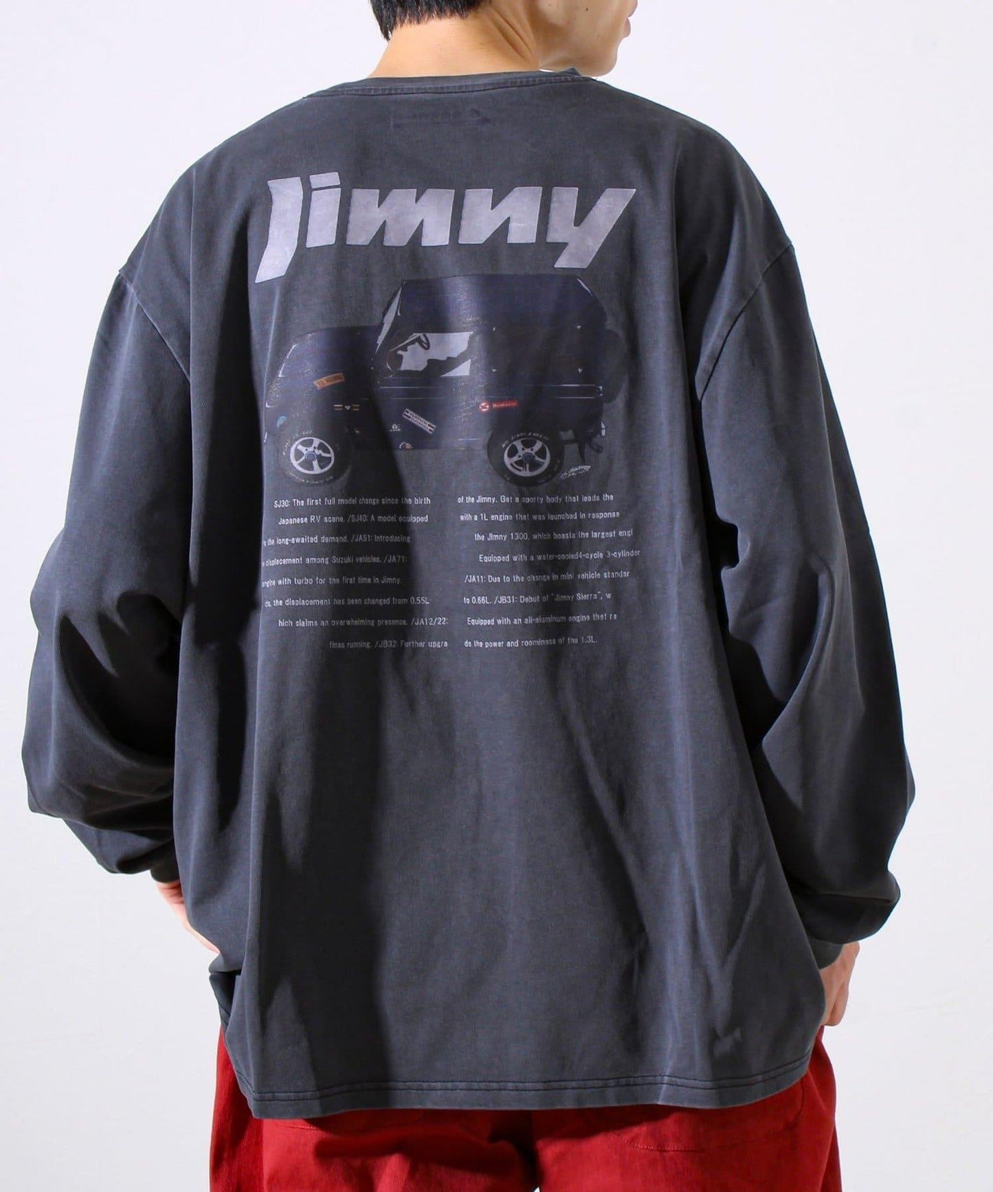 【合作款】吉姆尼×GLOSTER 長袖印花T恤