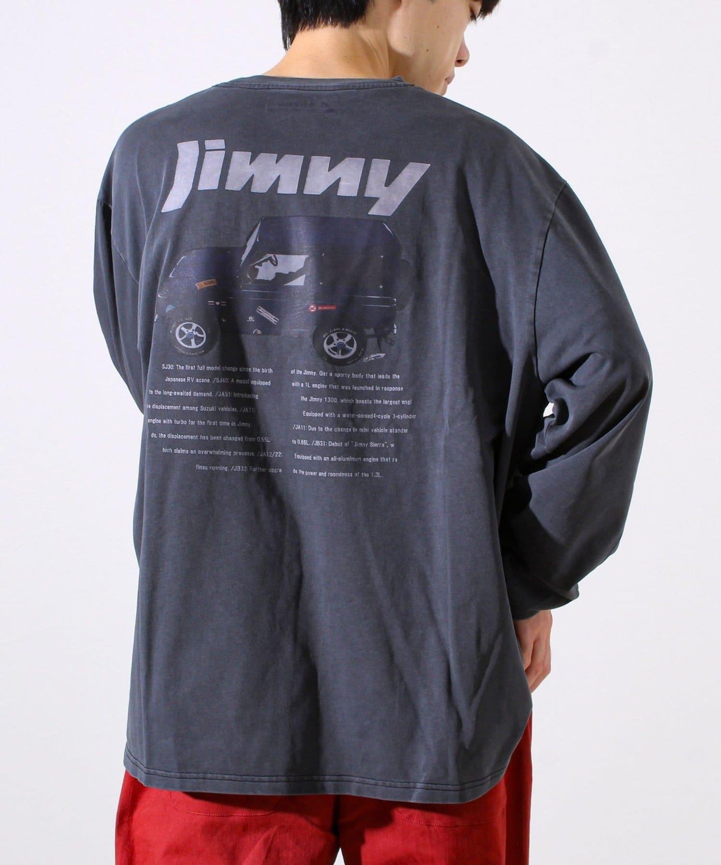 【合作款】吉姆尼×GLOSTER 長袖印花T恤