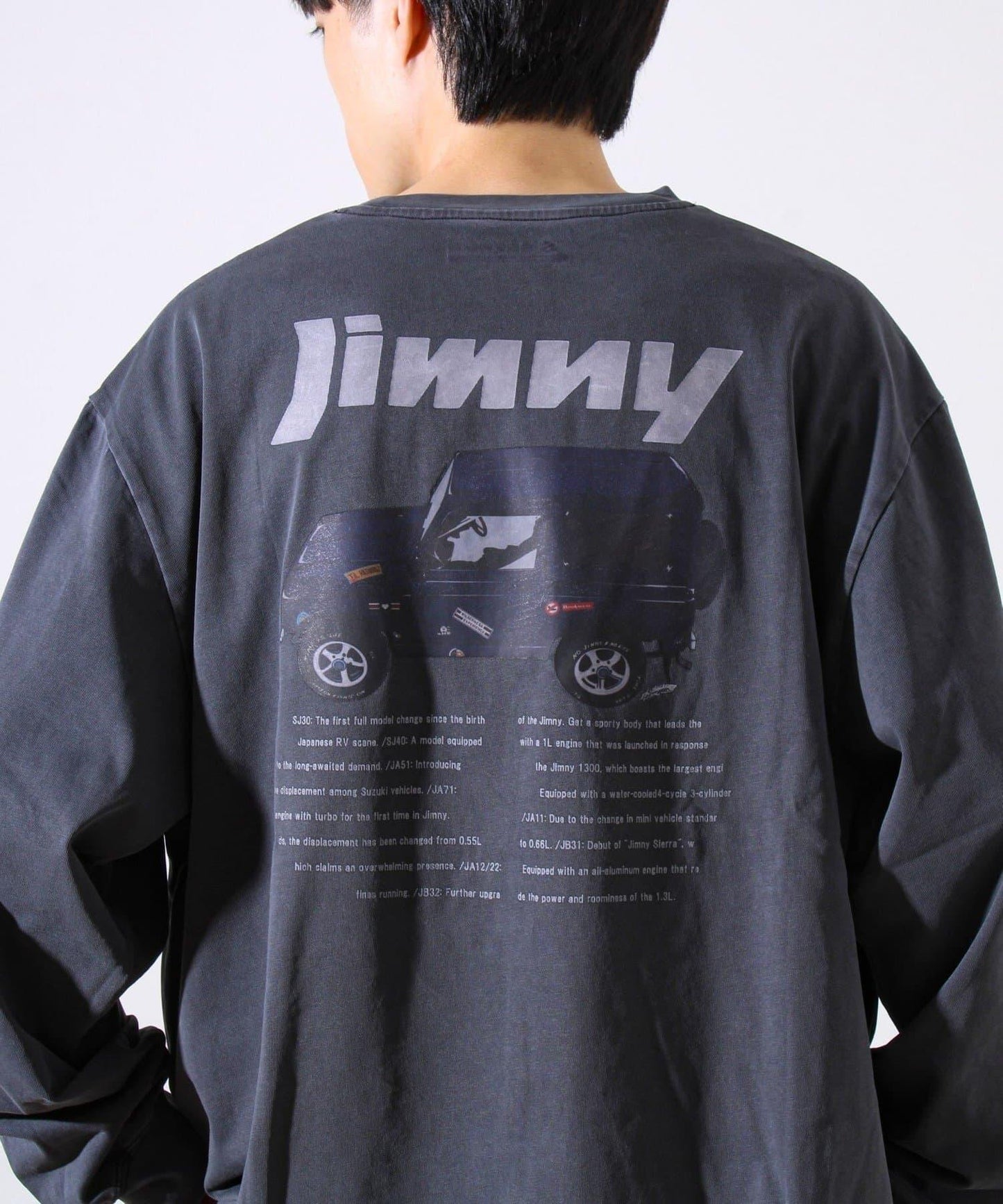 【合作款】吉姆尼×GLOSTER 長袖印花T恤