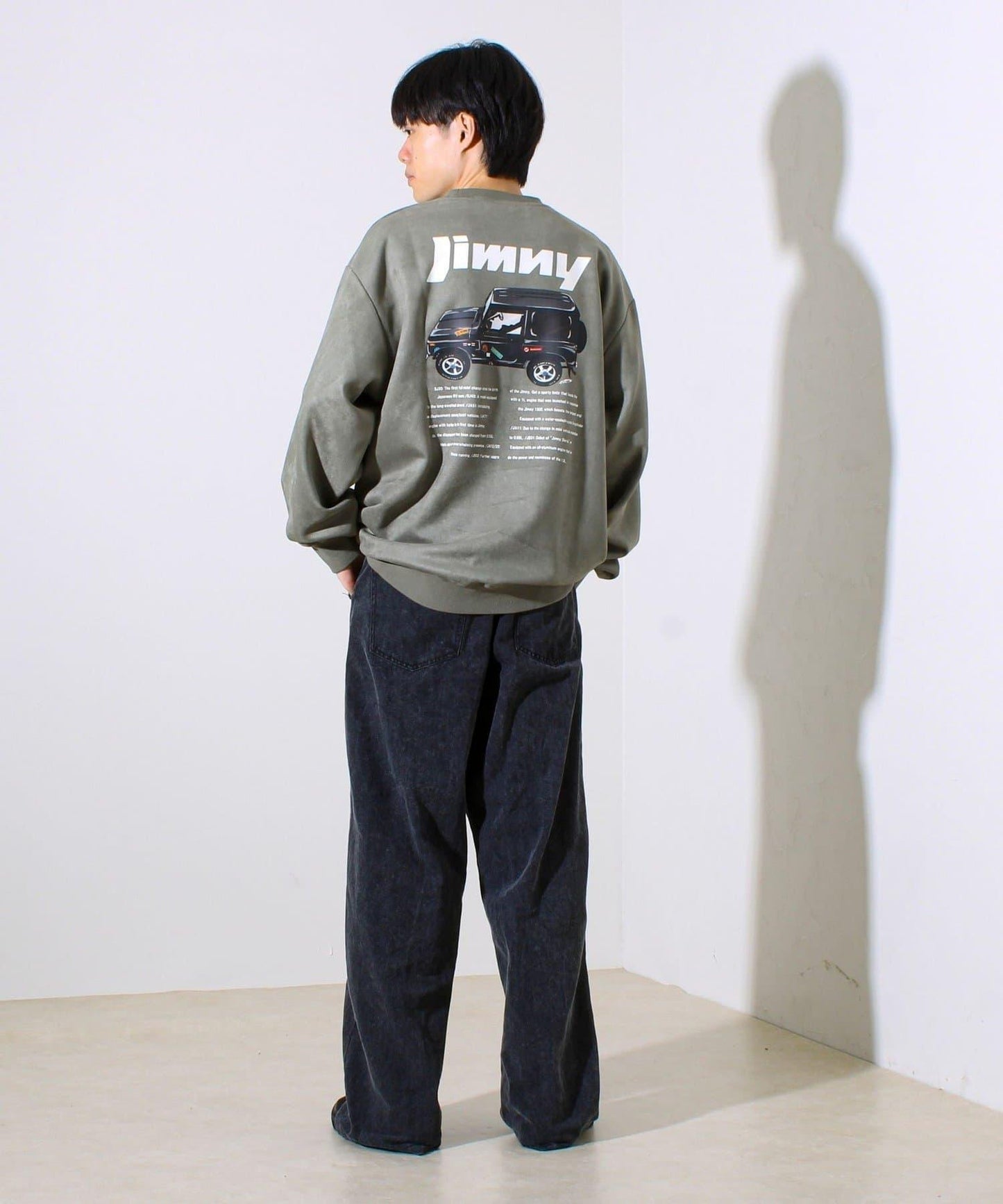 【合作款】吉姆尼×GLOSTER 仿麂皮套頭衫