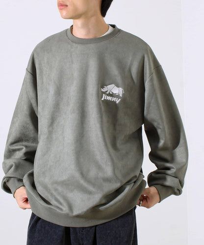 【合作款】吉姆尼×GLOSTER 仿麂皮套頭衫