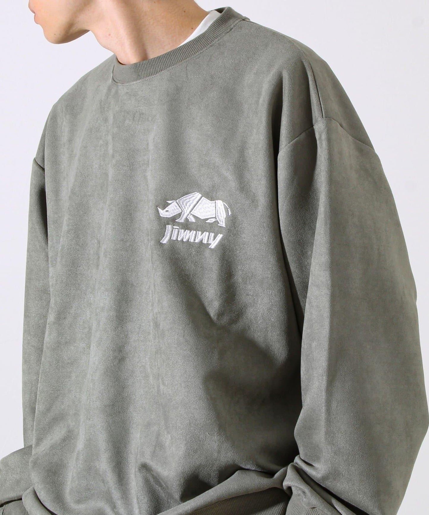 【合作款】吉姆尼×GLOSTER 仿麂皮套頭衫