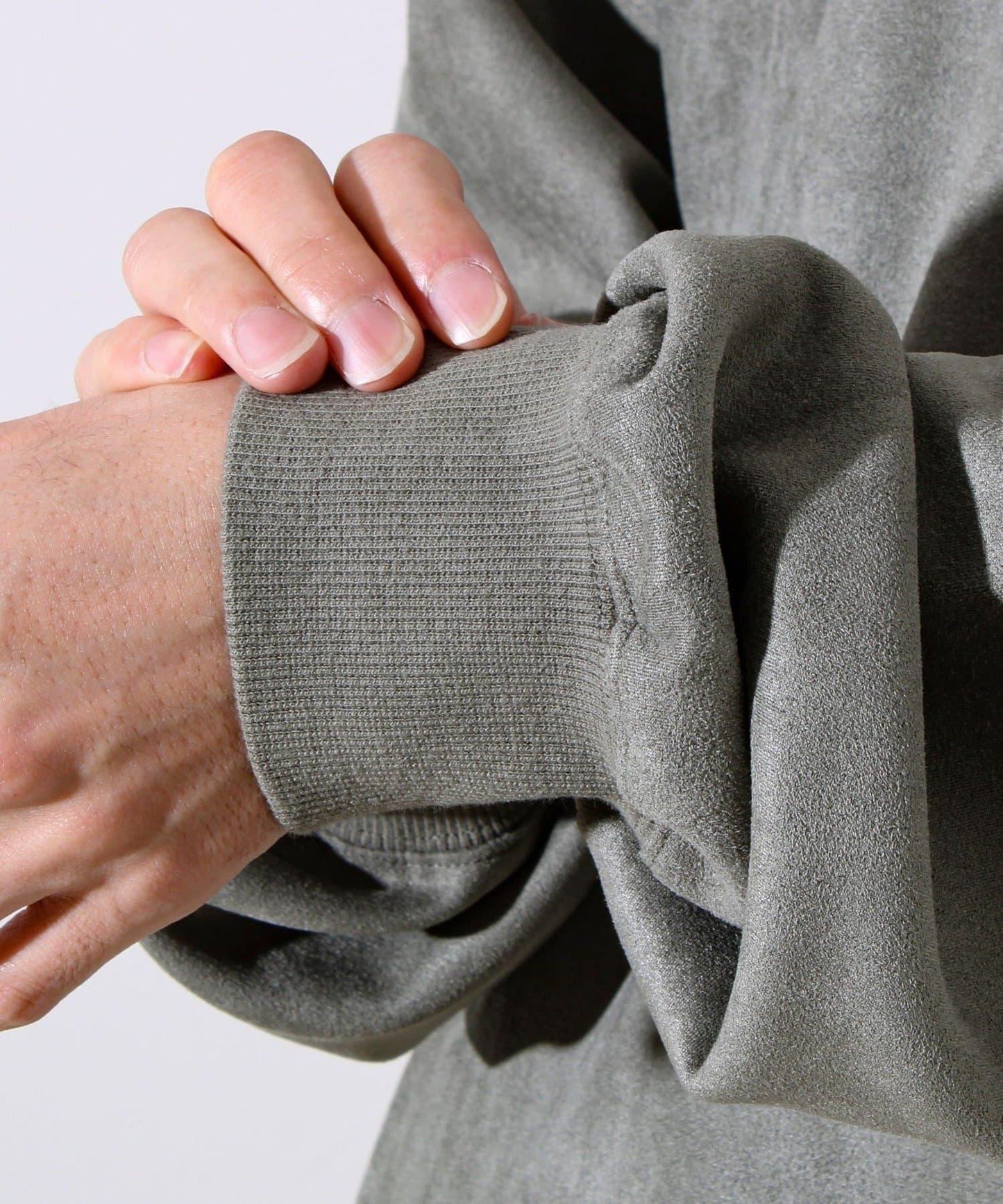 【合作款】吉姆尼×GLOSTER 仿麂皮套頭衫