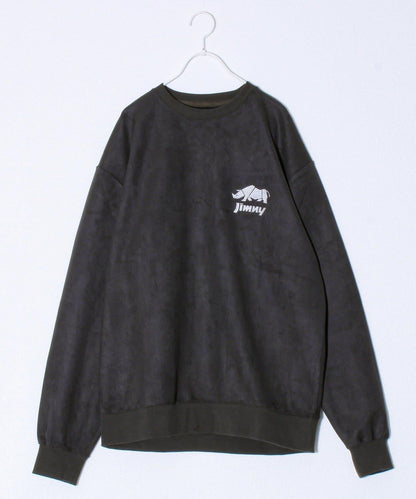 【合作款】吉姆尼×GLOSTER 仿麂皮套頭衫