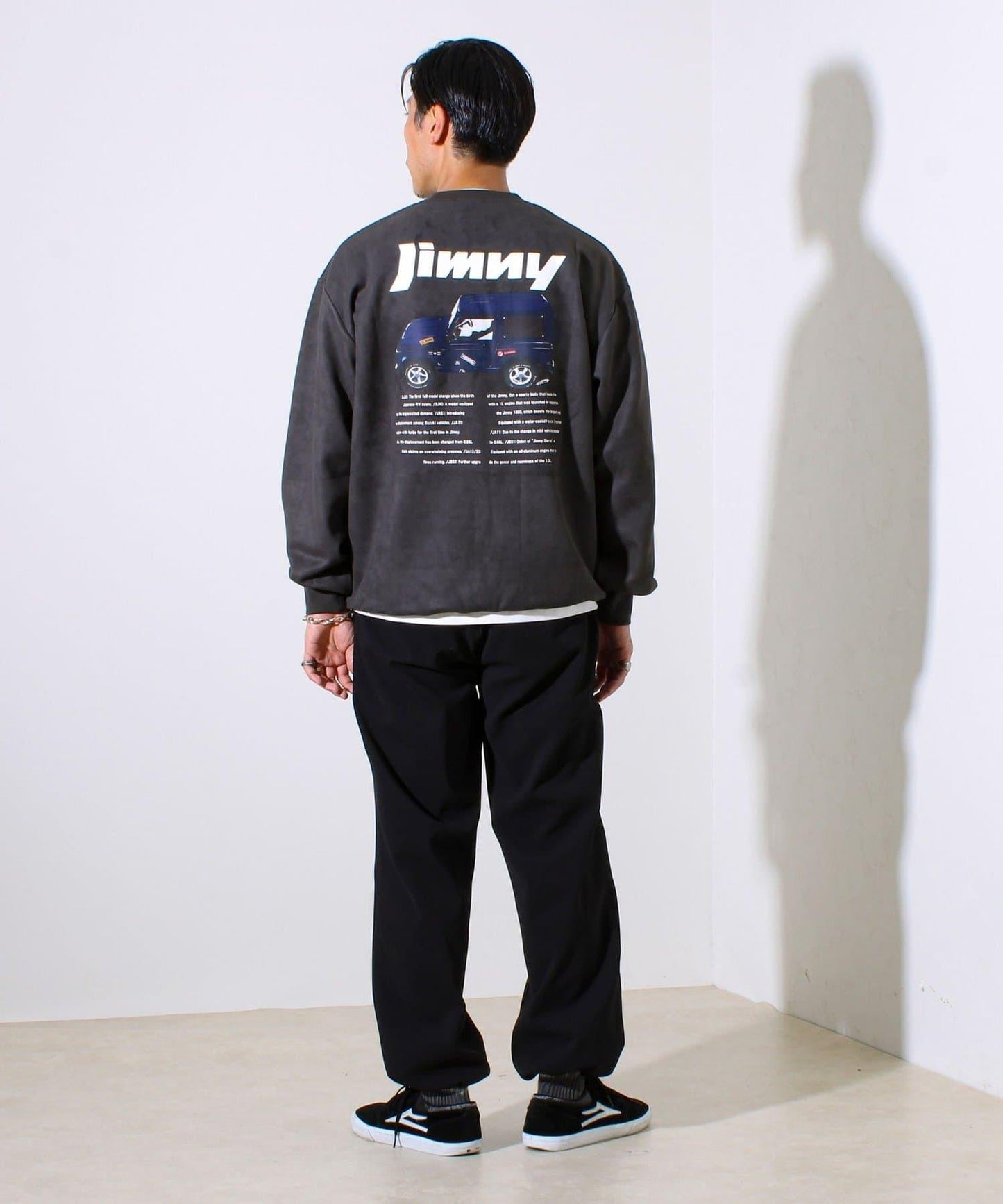 【合作款】吉姆尼×GLOSTER 仿麂皮套頭衫