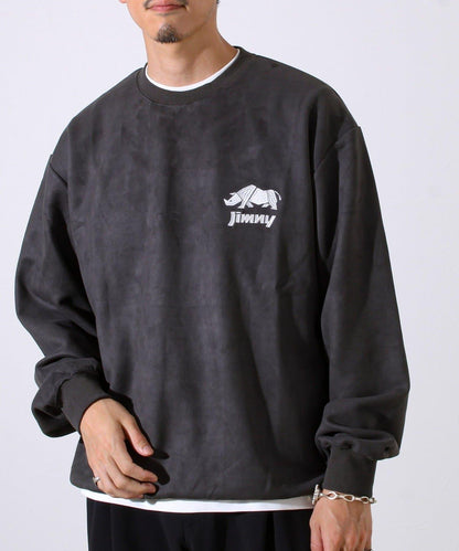 【合作款】吉姆尼×GLOSTER 仿麂皮套頭衫