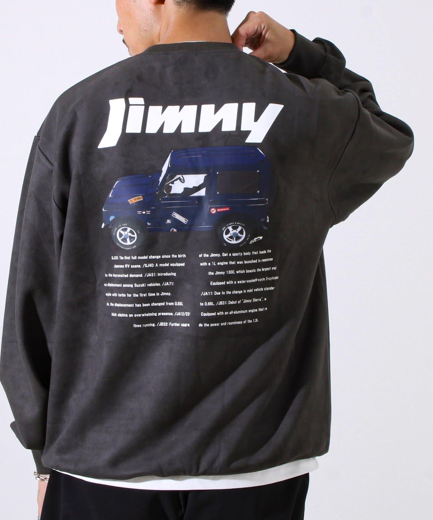 【合作款】吉姆尼×GLOSTER 仿麂皮套頭衫