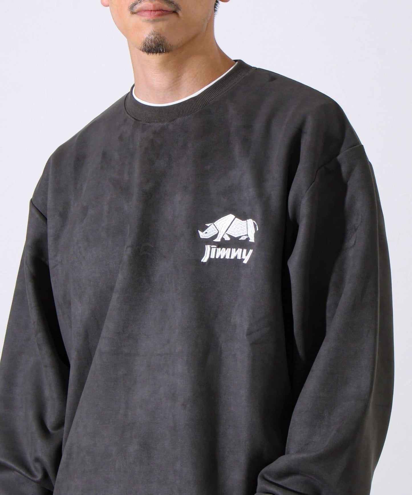 【合作款】吉姆尼×GLOSTER 仿麂皮套頭衫