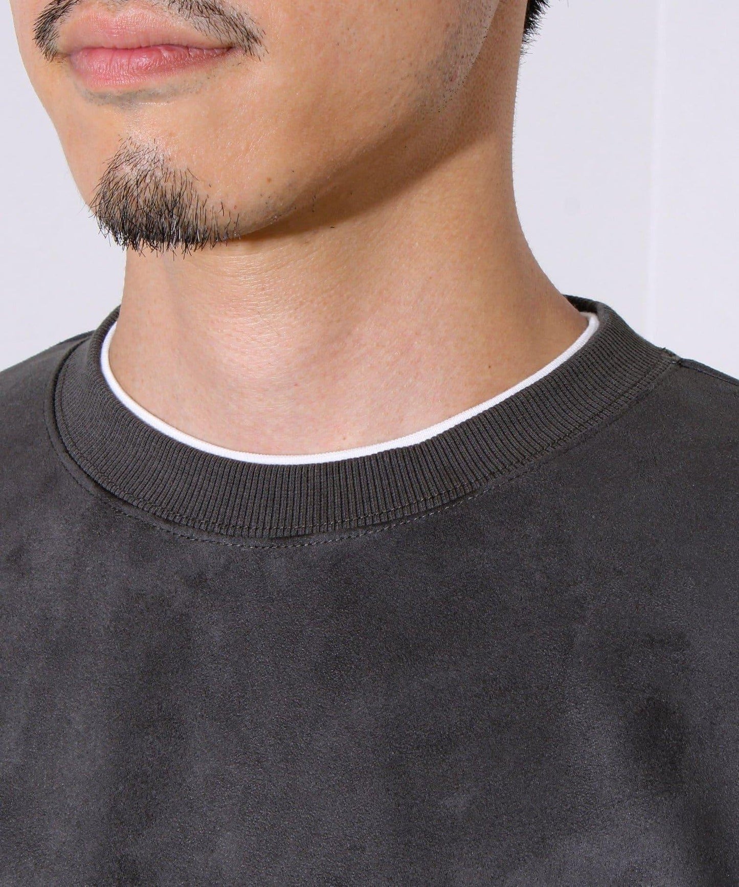 【合作款】吉姆尼×GLOSTER 仿麂皮套頭衫