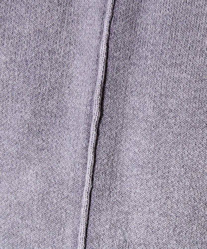 【縫製工藝展現主角細節】正面拼接圓領針織衫 酸洗工藝