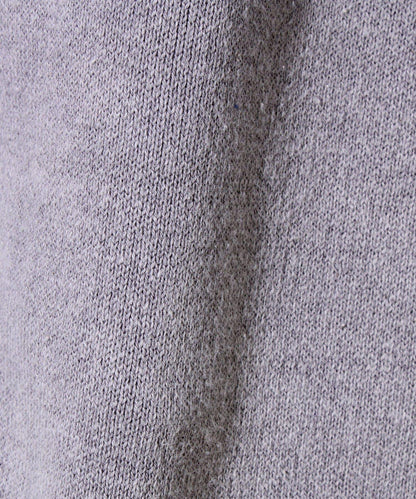 【縫製工藝展現主角細節】正面拼接圓領針織衫 酸洗工藝