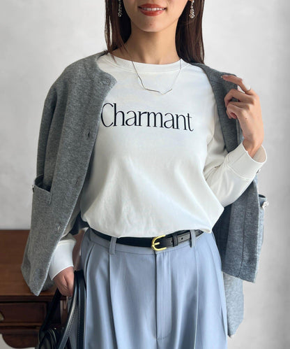 【防潑水加工】トリケア標誌印花長袖T恤