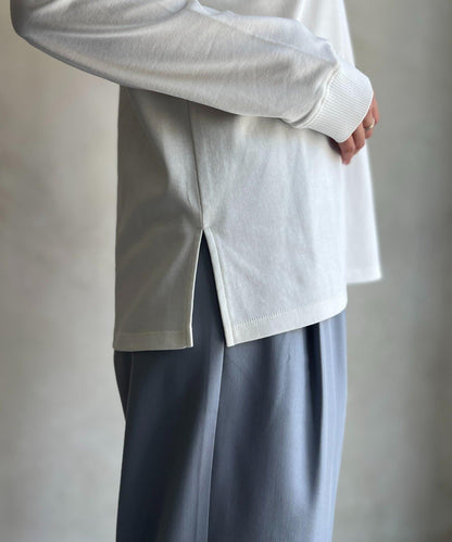 【防潑水加工】トリケア標誌印花長袖T恤